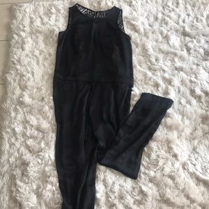 BCBG Maxazria Black Jumpsuit